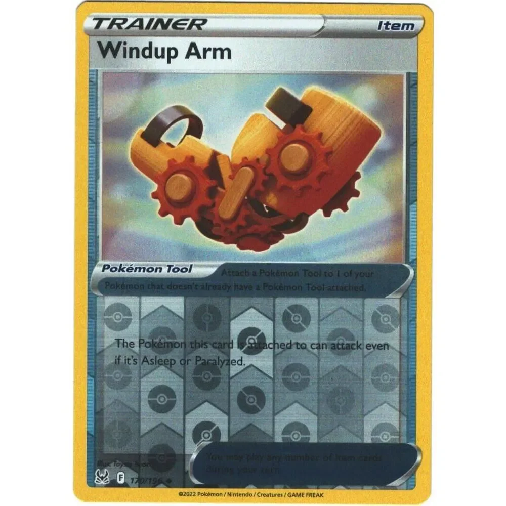 Sword and Shield Lost Origin Reverse Holo 170 Windup Arm